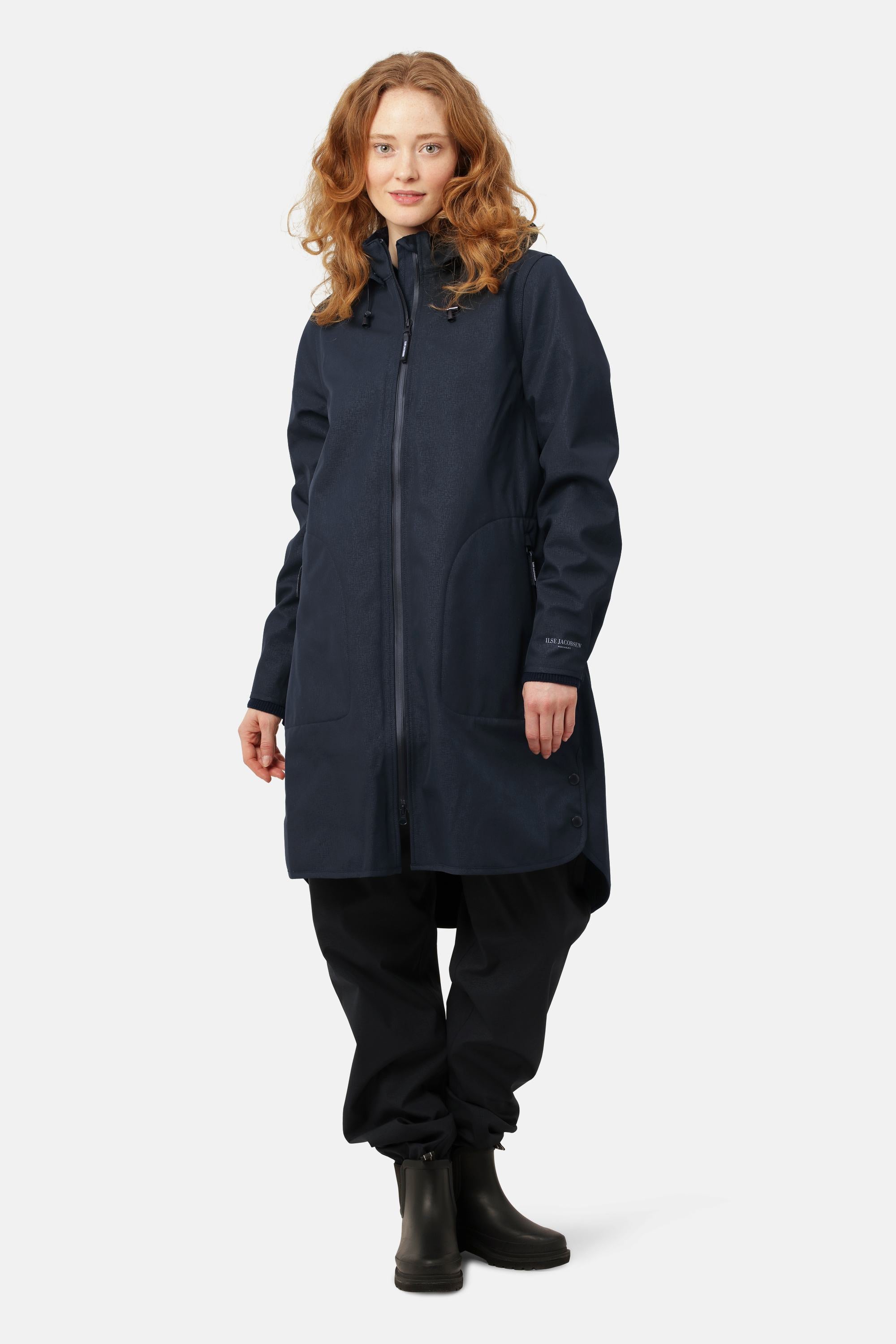 Softshell Regnjacka A-linje - Dark Indigo
